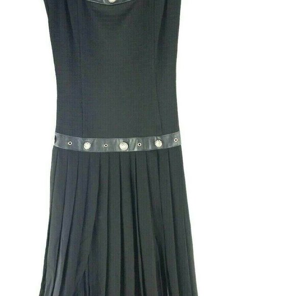 Vintage John Murrough Long Dress SMALL BLACK - Picture 2 of 8